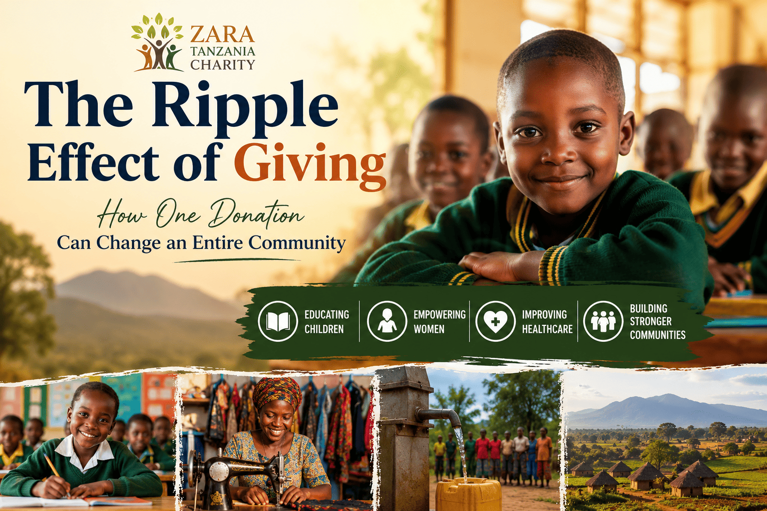 The Ripple Effect of Giving: How One Donation Can Change an Entire Community